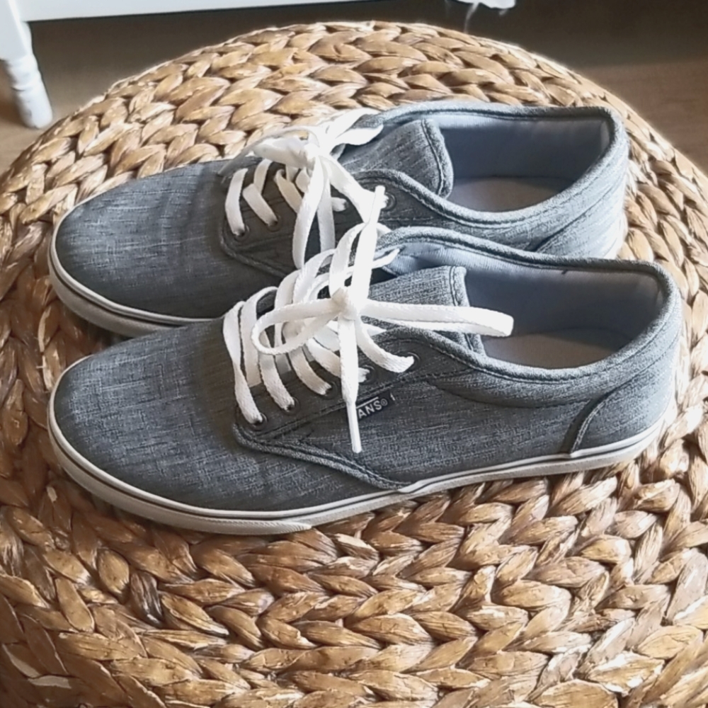 Vans womens gray lightly used